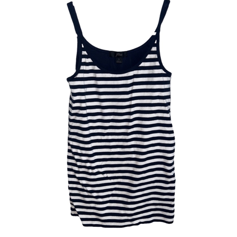 J. Crew Navy and White Tank — FINAL SALE PRICE